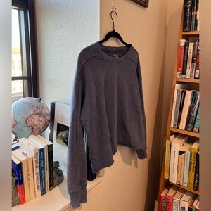 Aerie slate blue cozy sweatshirt